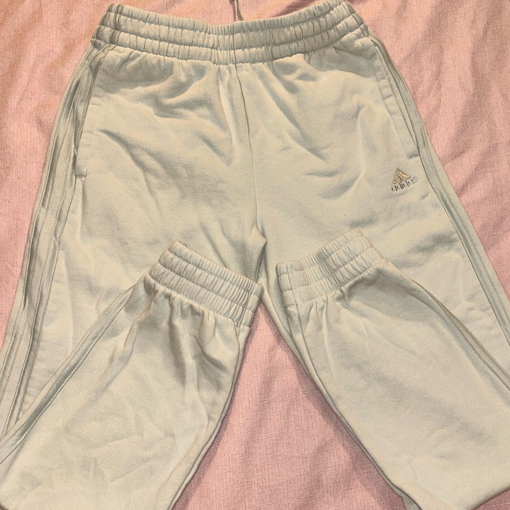 Adidas mint green sweat pants!